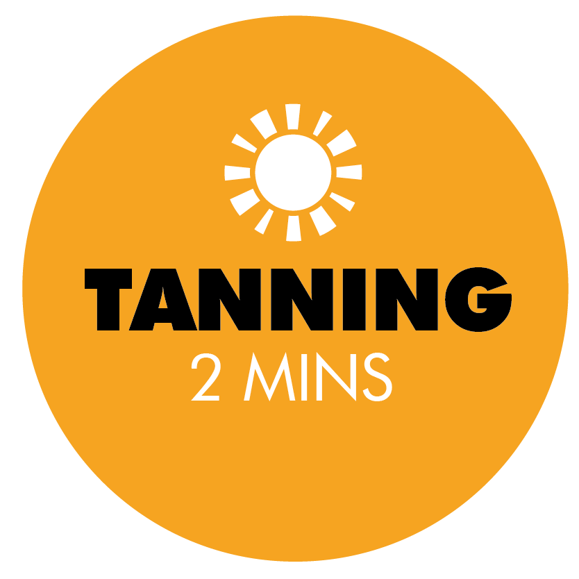Stand Up Tanning Session